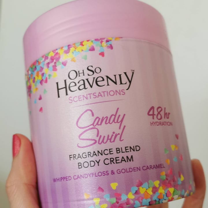 photo of Oh So Heavenly Candy swirl body cream shared by @viiathevegan on  28 Apr 2024 - review