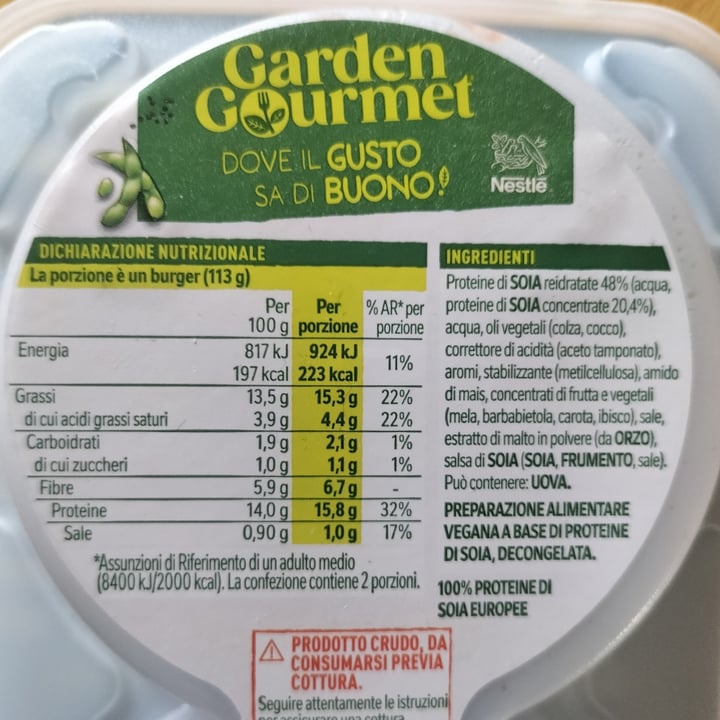 photo of Garden Gourmet Sensational Burger shared by @bruinichiara on  07 Oct 2024 - review