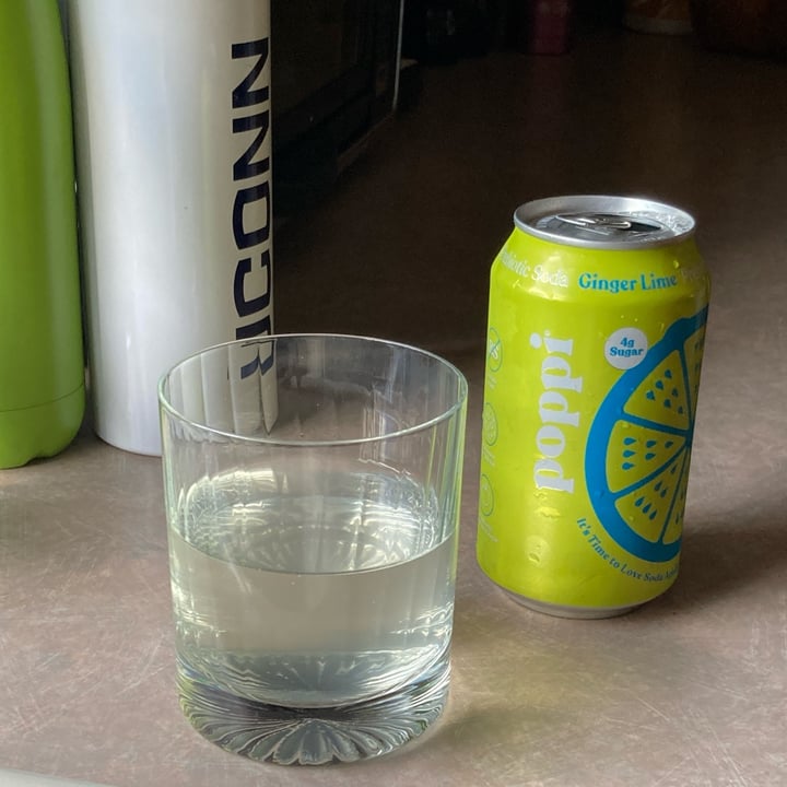 photo of Poppi Ginger lime prebiotic soda shared by @rjp on  31 Aug 2024 - review