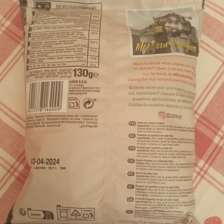 photo of Zanuy Tortilla chips y chia shared by @titoherbito on  19 Aug 2023 - review