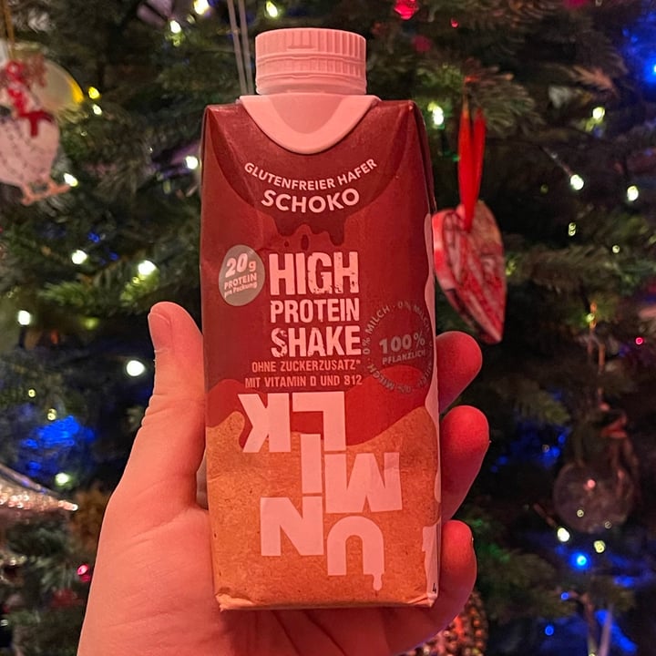 photo of UNMILK Protein Drink Chocolate shared by @anneeinhorn on  25 Dec 2023 - review