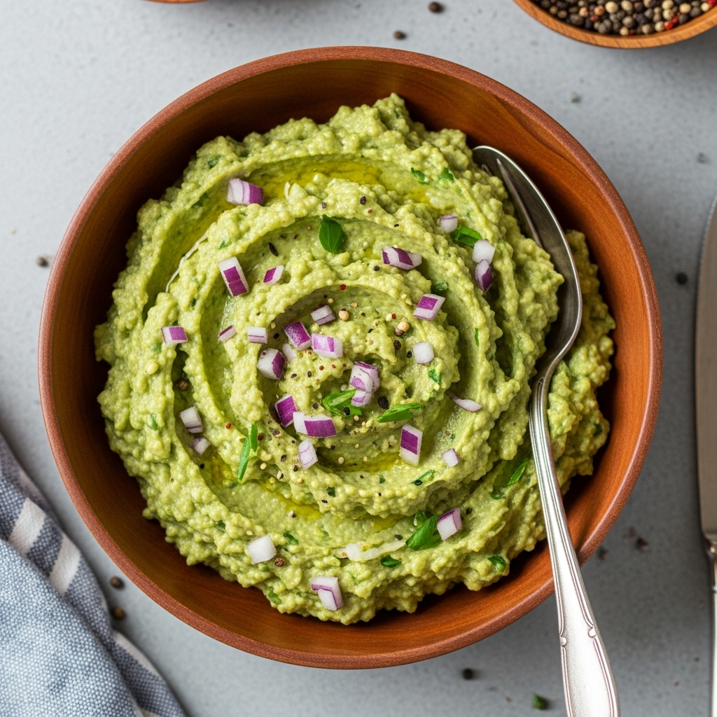 A delicious bowl of zucchini and onion spread