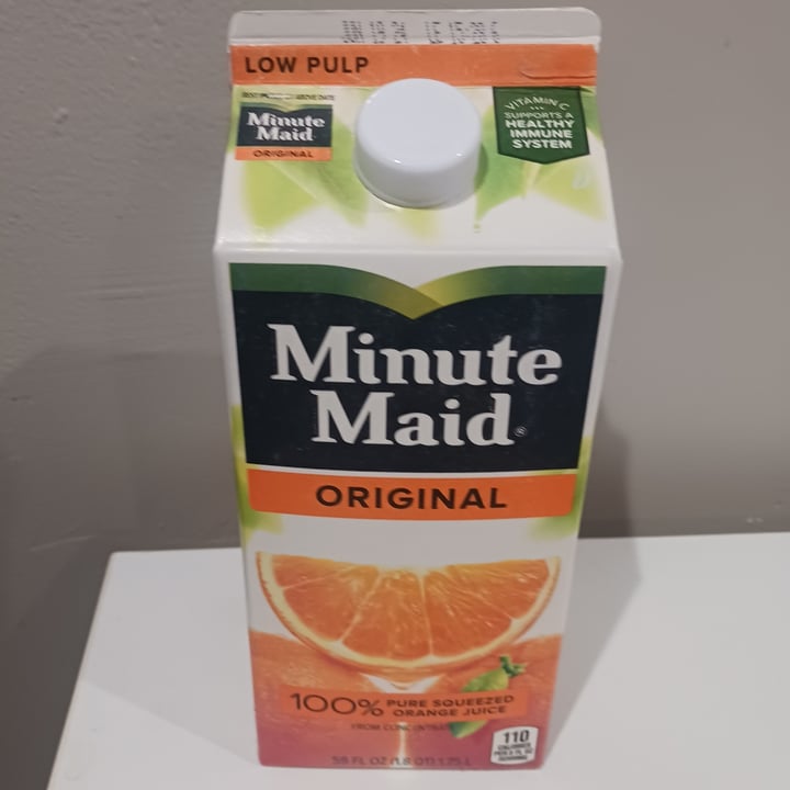 photo of Minute maid Low Pulp shared by @heartartichokehearts on  05 May 2024 - review