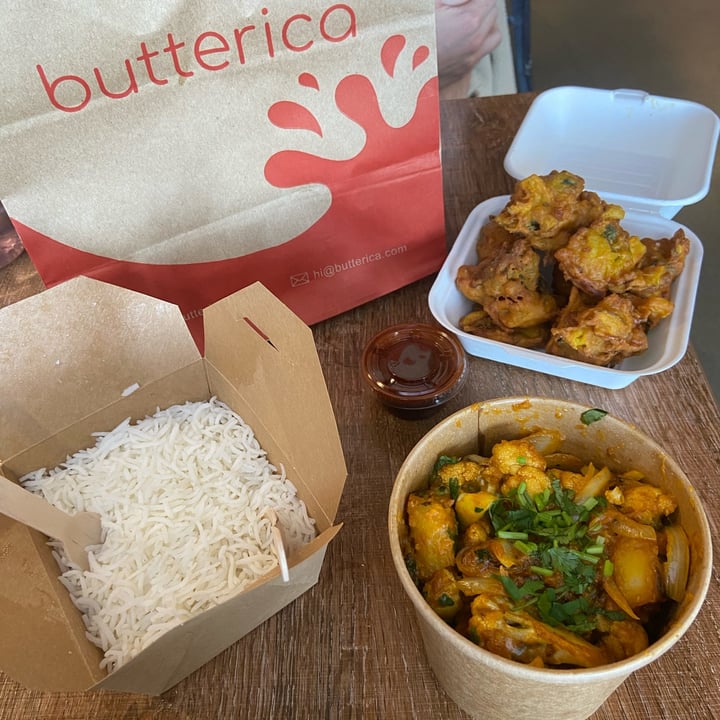 photo of Butterica Indian Kitchen Aloo Gobhi shared by @veggie-meg on  11 May 2024 - review