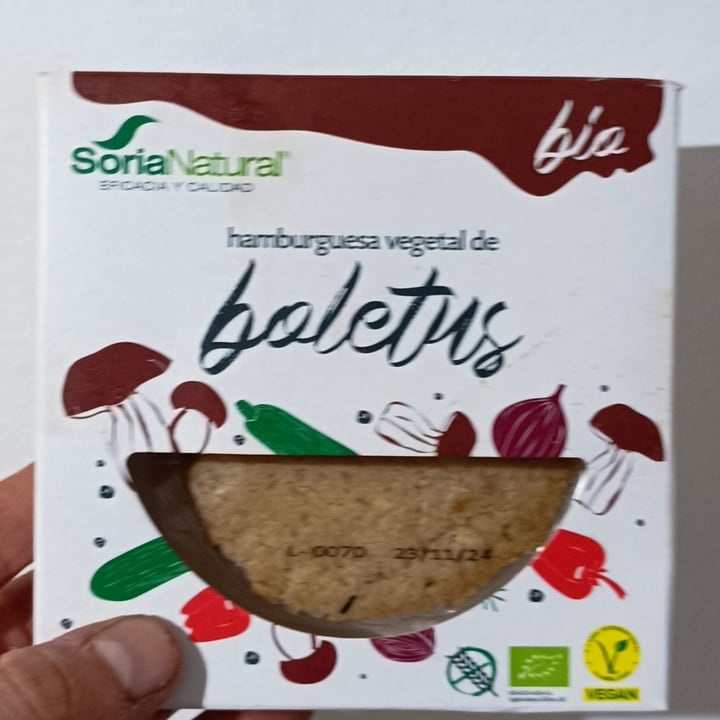 photo of Soria Natural Hamburguesa de boletus shared by @ecoilogic on  01 Oct 2024 - review