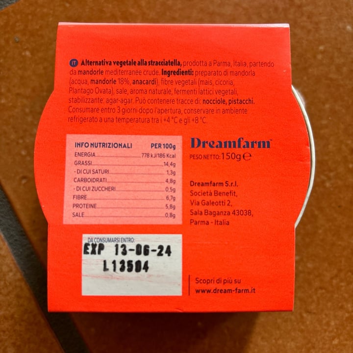 photo of Dream Farm Stracciatella Vegetale shared by @melkizedek on  26 May 2024 - review