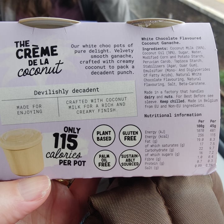 photo of The Coconut Collaborative white choc pots shared by @plumesworld on  14 Sep 2025 - review
