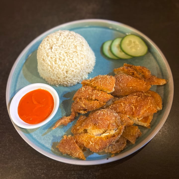 photo of September Vegan Food Hainanese “Chicken” Rice shared by @eviex on  08 Feb 2024 - review