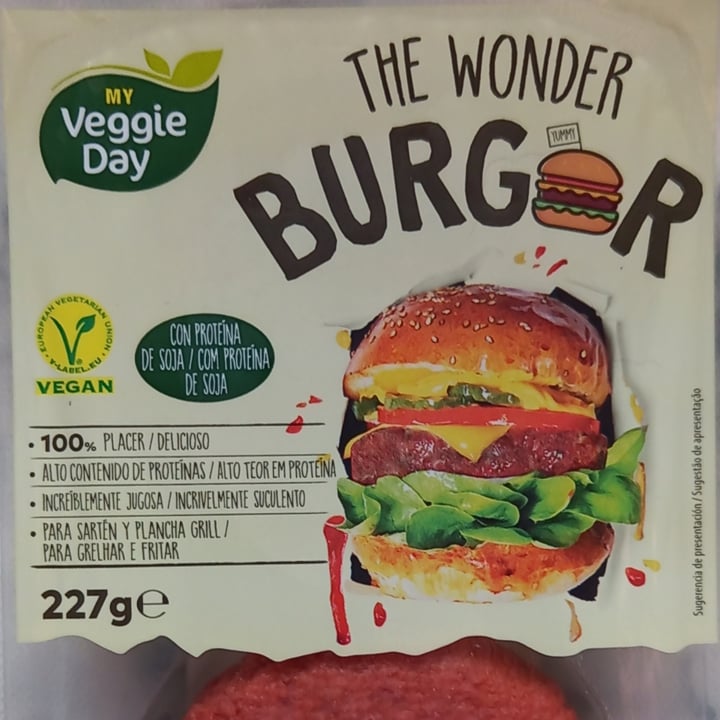 photo of My veggie day The Wonder Burger shared by @animalsvoices on  17 Aug 2023 - review