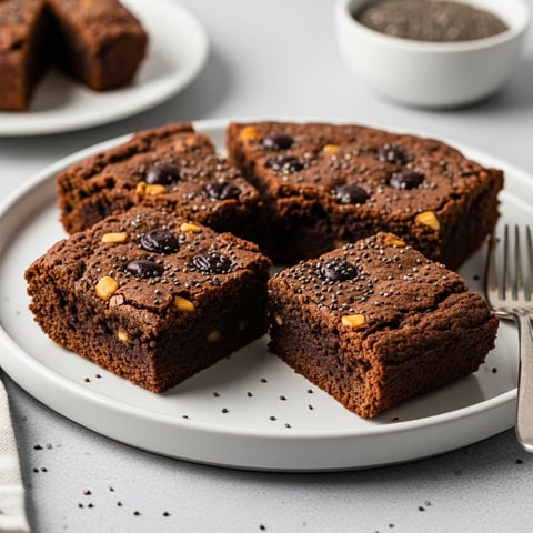 Easy Vegan Chia Seed Brownies: The Best No-Butter, No-Egg, Gluten-Free Chocolate Treat