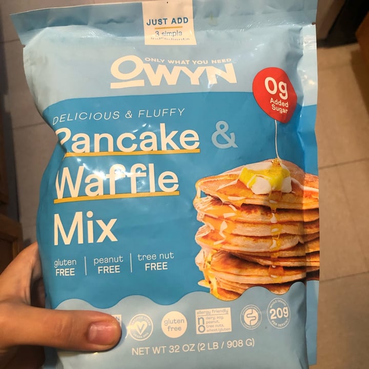 photo of OWYN pancake & waffle mix shared by @emmc1 on  20 Aug 2025 - review