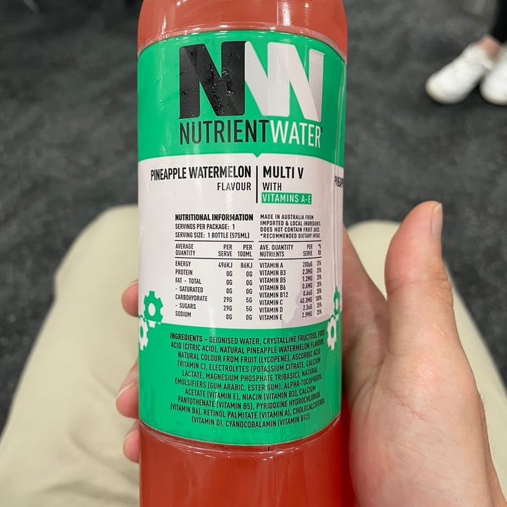 photo of Nutrient Water Pineapple Watermelon — Multi V shared by @keifeewowo on  18 Apr 2024 - review
