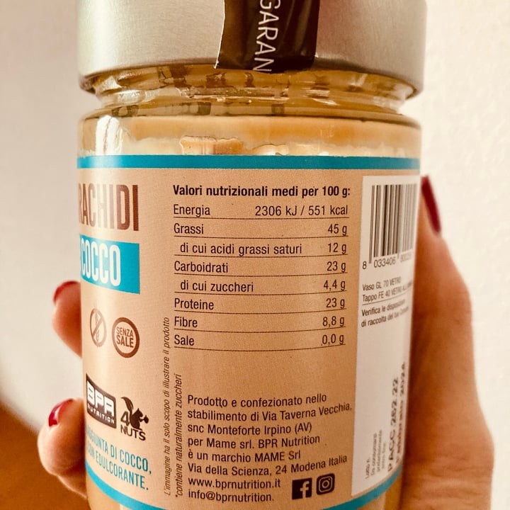 photo of BPA nutrition Burro D’arachidi E Cocco shared by @gattaviola on  06 Mar 2024 - review