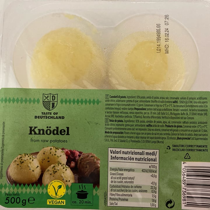 photo of Taste of Deutschland Knödel shared by @gs7 on  19 Feb 2024 - review