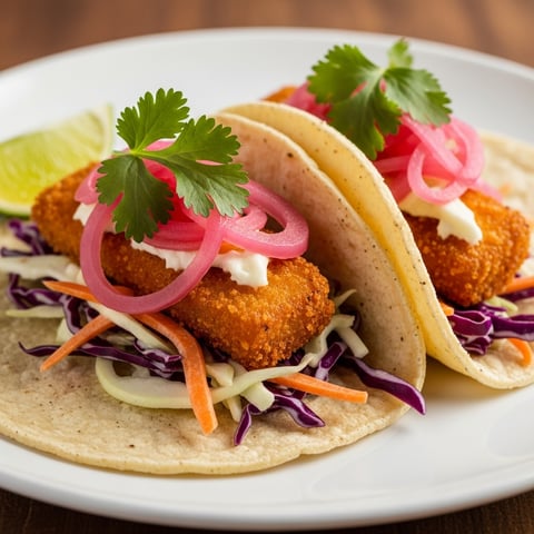 Crispy Banana Blossom Vegan Fish Tacos: Easy & Budget-Friendly Recipe