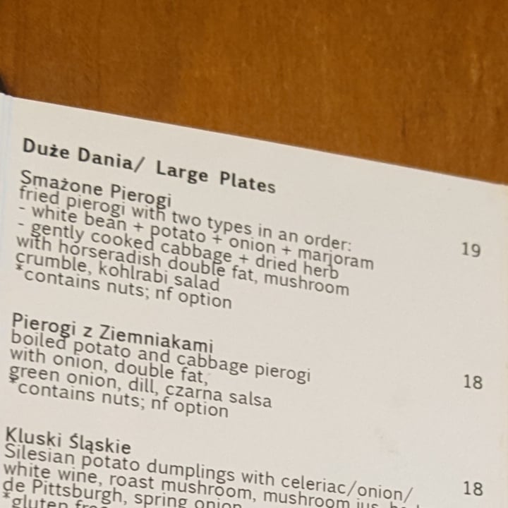 photo of APTEKA smazone pierogi shared by @caseyveganforlife on  27 May 2024 - review