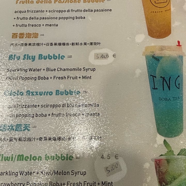 photo of ING Boba Tea Matcha Latte Con Fagiolini Rossi shared by @acilegna on  02 Sep 2025 - review