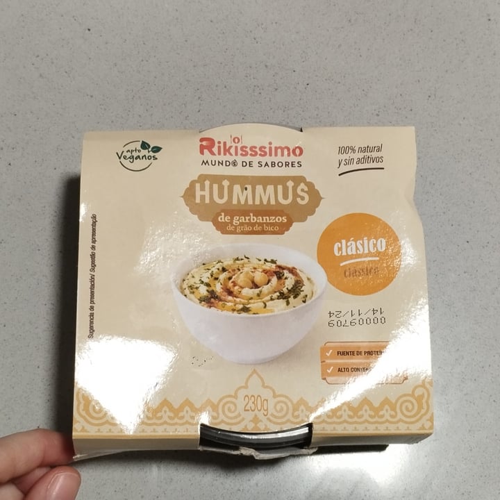 photo of Rikissimo Hummus clasico shared by @josuune on  22 Oct 2024 - review