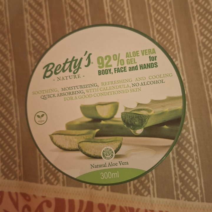 photo of Betty’s nature Gel Aloé Vera shared by @meryveg on  12 Aug 2025 - review