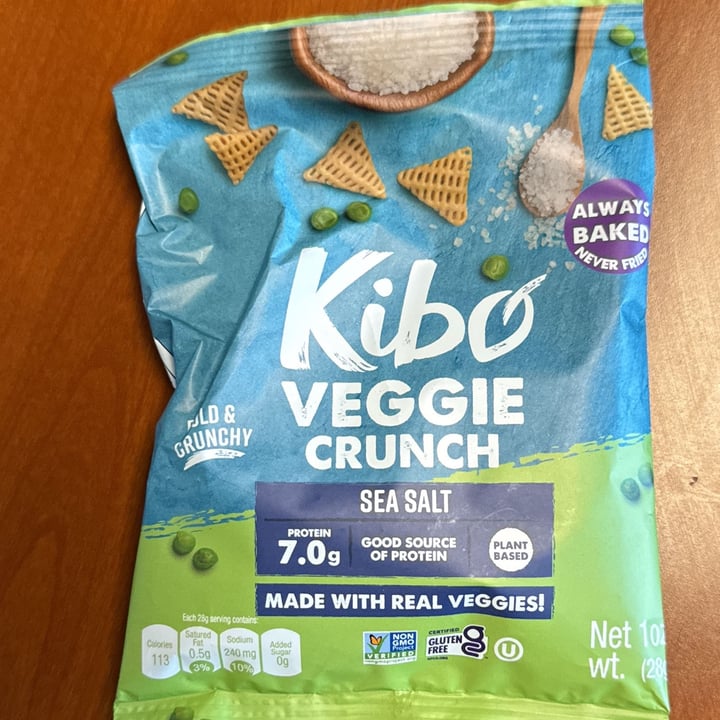 photo of Kibo Veggie Crunch Sea Salt shared by @yumi on  27 Aug 2024 - review