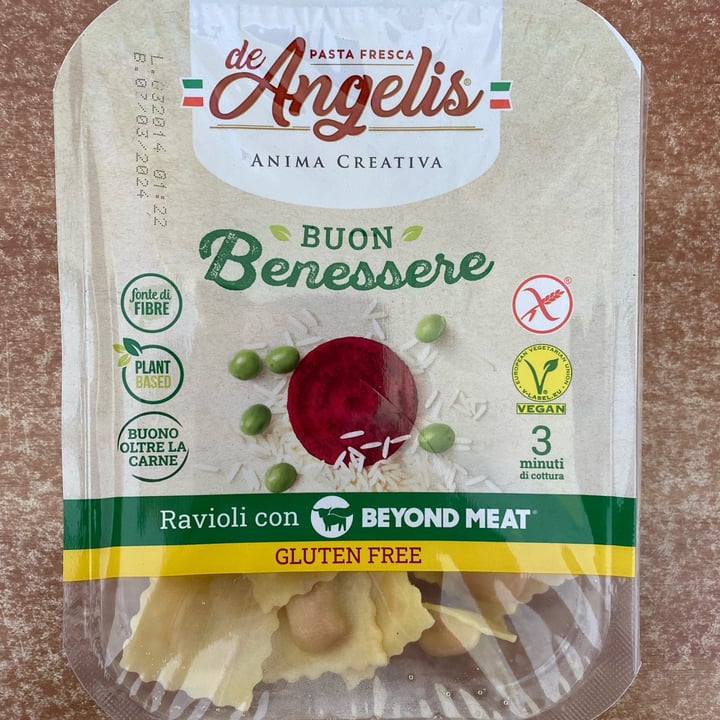 photo of De Angelis Pasta Fresca Ravioli con Beyond Meat shared by @isabelgracel on  21 Feb 2024 - review