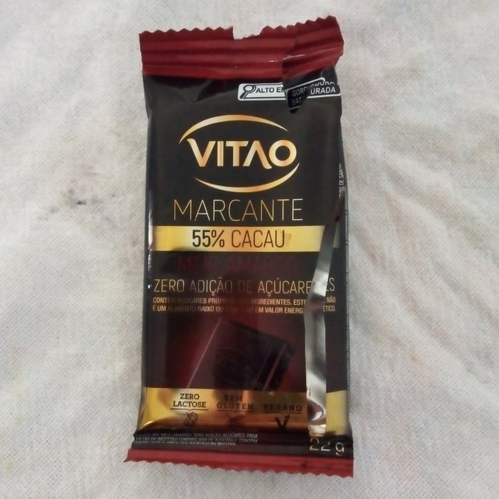 photo of VITAO Chocolate 50% Cacau Sem Lactose shared by @andrezars on  15 Dec 2023 - review