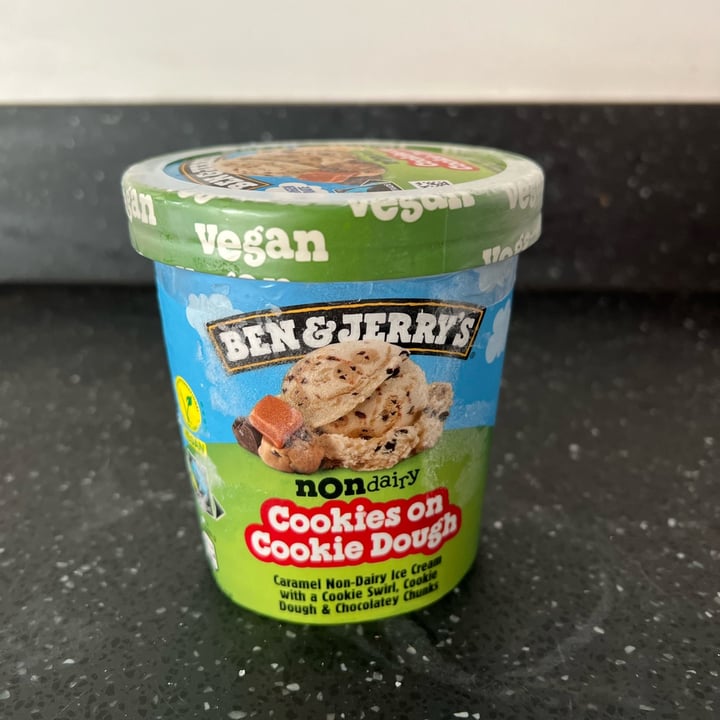 photo of Ben & Jerry's Cookies On Cookie Dough Non-Dairy Ice Cream shared by @gingerbreadrhea on  25 May 2025 - review
