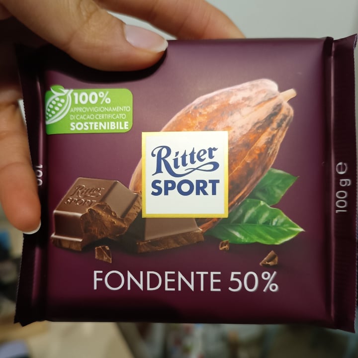 photo of Ritter Sport Fondente 50% Cacao shared by @veganfran on  29 Dec 2024 - review
