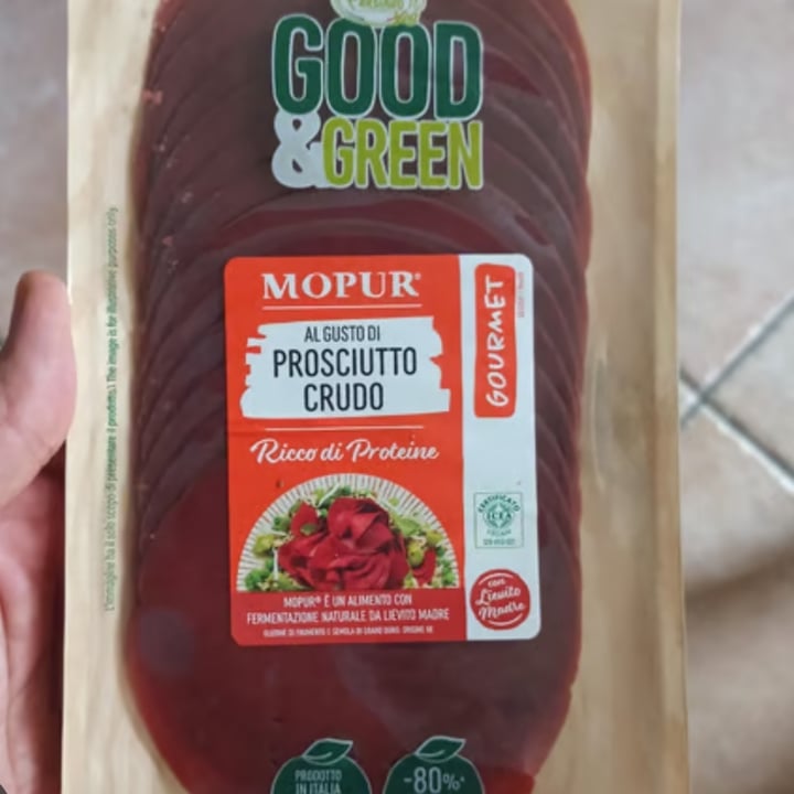 photo of Good & Green Affettato vegetale al prosciutto crudo shared by @grifoneveganoferoce on  26 Jun 2024 - review
