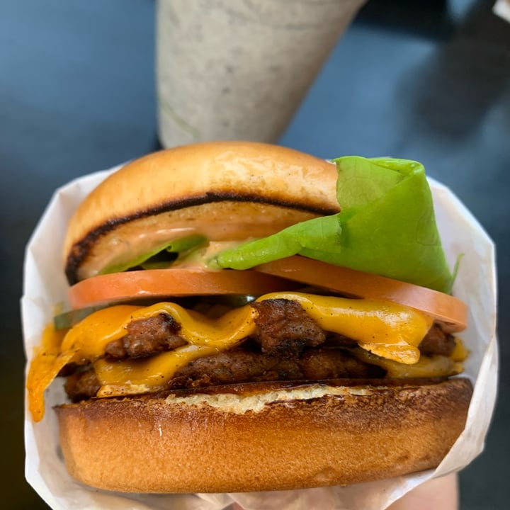photo of NOMOO New American Burgers The NoMoo double with cheese shared by @hummingbirdgarden on  05 Mar 2024 - review