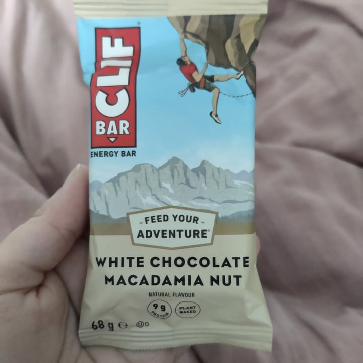 photo of Clif Bar white chocolate and macadamia nut shared by @enkelvegan on  14 Nov 2023 - review