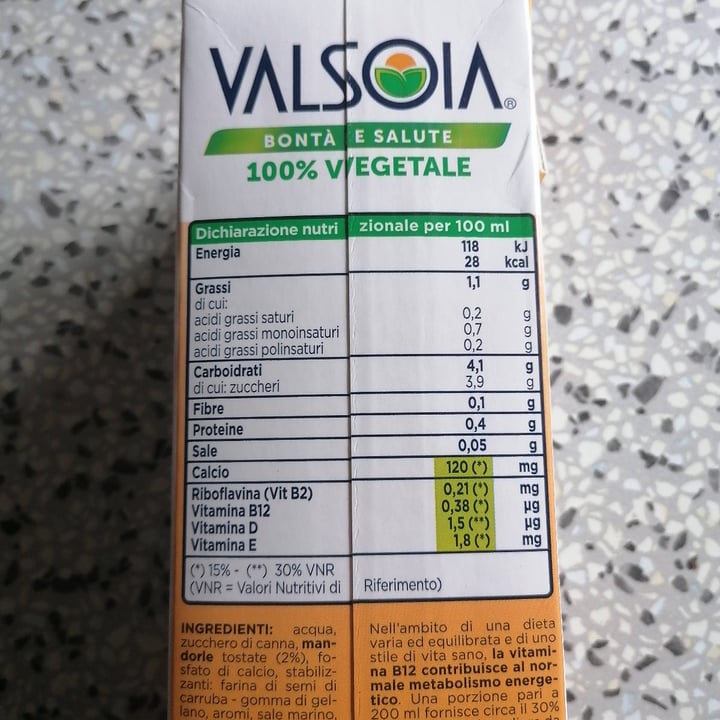 photo of Valsoia Latte di mandorla shared by @lagiulia on  16 Nov 2023 - review