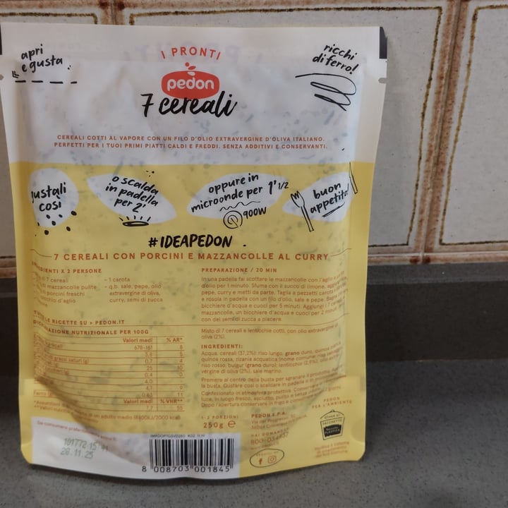photo of Pedon 7 Cereali shared by @chiaraveg on  18 Jul 2025 - review
