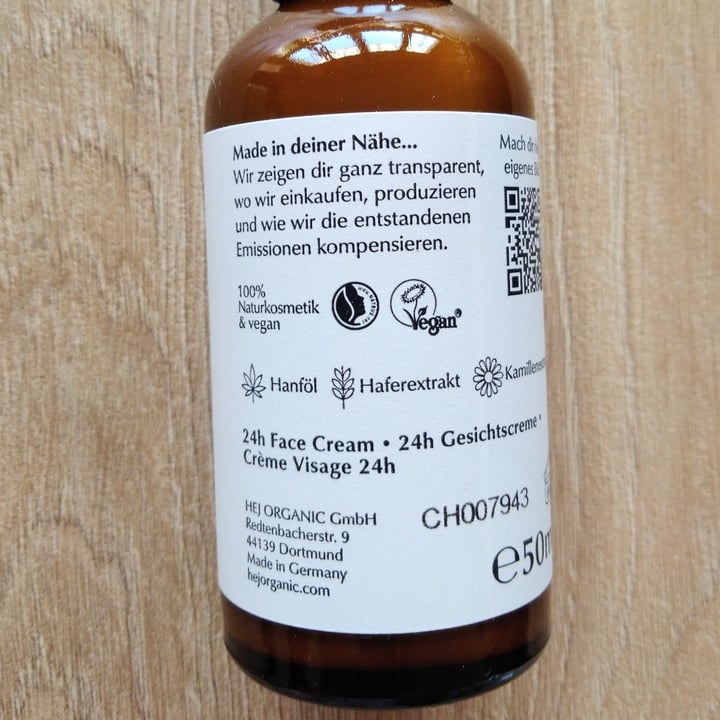 photo of Hej Organic Sensitive 24h Creme shared by @manoveg on  26 Aug 2023 - review