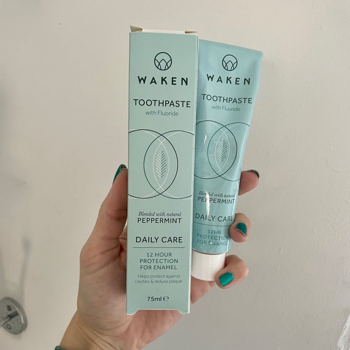 photo of Waken Peppermint Toothpaste shared by @rebeccag on  28 Jan 2024 - review