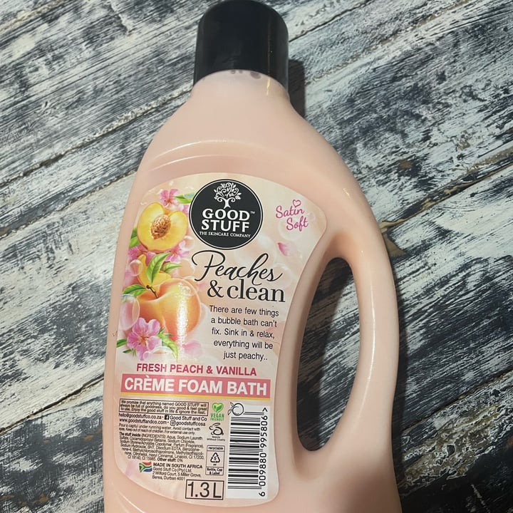 photo of Good Stuff Peaches and Clean Crème Foam Bath shared by @magdawrpa on  18 Sep 2023 - review