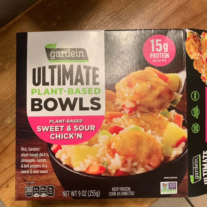 photo of Gardein Sweet & Sour Chick’n - Ultimate Plant-Based Bowls shared by @roserose on  22 Nov 2023 - review