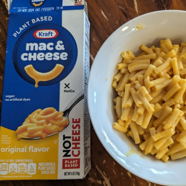 photo of Kraft mac & cheese by NotCo shared by @kristig on  23 Apr 2024 - review