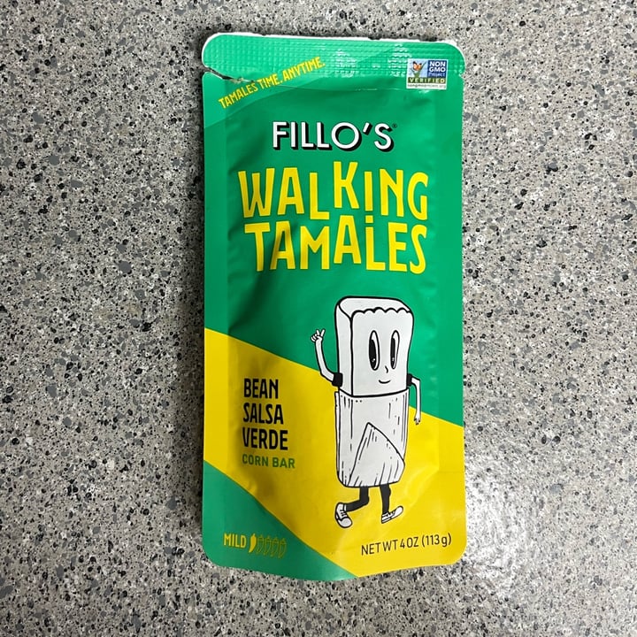 photo of Fillo's Walking Tamales Bean Salsa Verde Corn Bar shared by @sweetdoe37 on  02 Aug 2025 - review