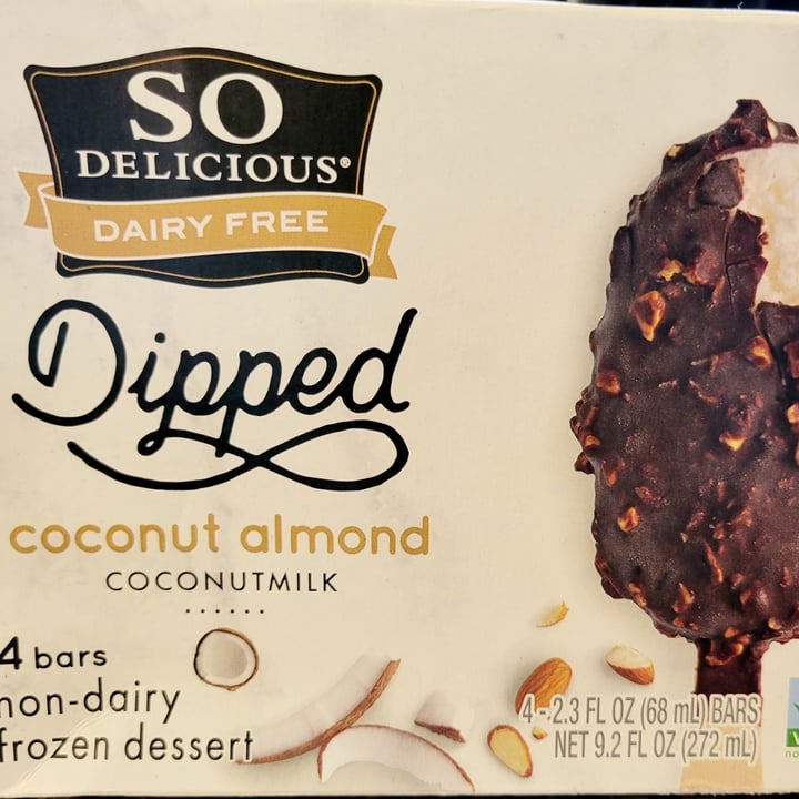 photo of So Delicious Dairy Free Coconut and almonds dipped ice cream shared by @lalastorm on  20 Jun 2024 - review