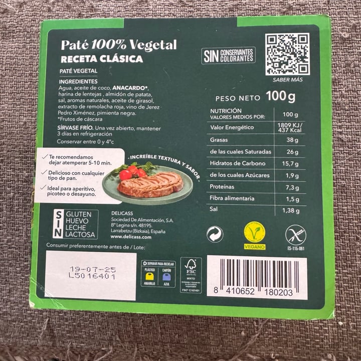 photo of Delicass Paté shared by @millito on  19 May 2025 - review