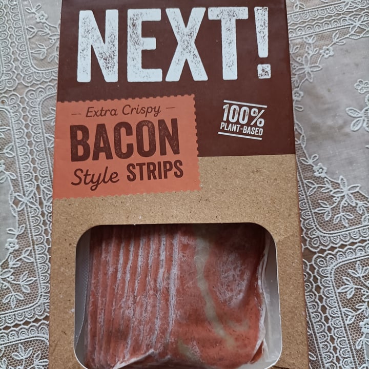 photo of Next! Extra Crispy Bacon Style Strips shared by @lidiamanrique95 on  10 Sep 2023 - review