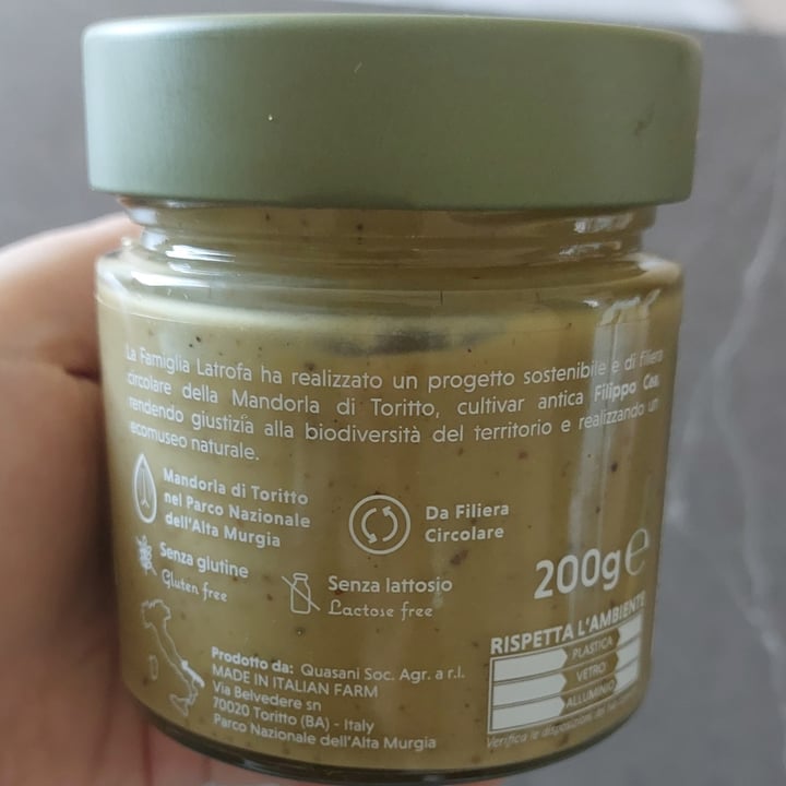 photo of La fattoria della mandorla Crema mandorla & pistacchio shared by @ericaconlac on  29 Mar 2025 - review