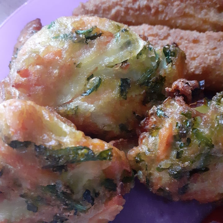 photo of Plant Menu Tempura vegetable frittas shared by @lucylou77 on  17 Feb 2024 - review