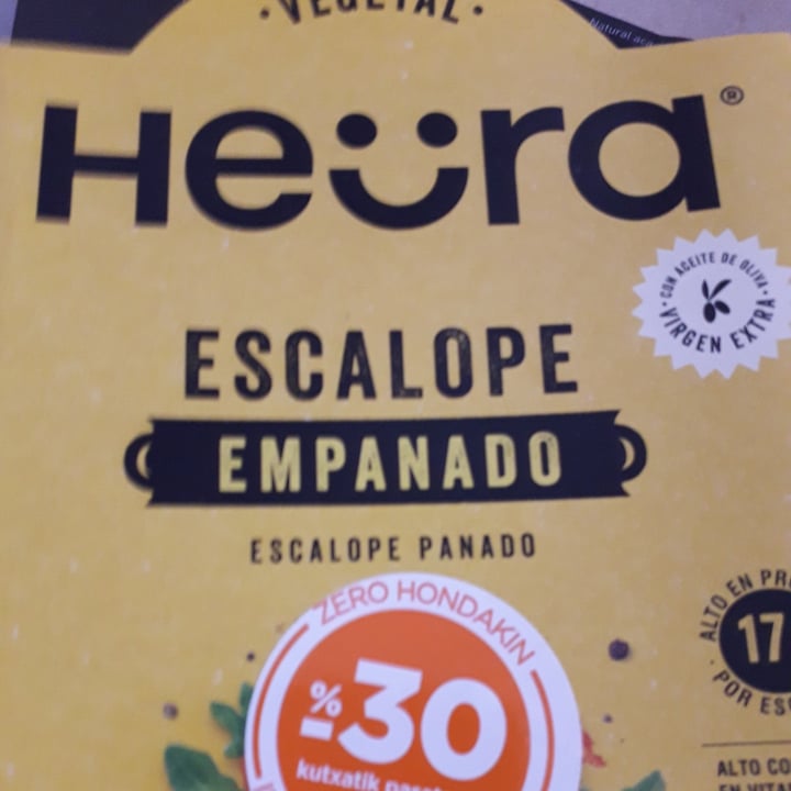 photo of Heura Escalope empanado shared by @cambra on  05 May 2024 - review