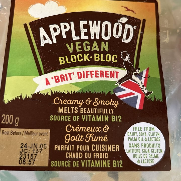 photo of Applewood Applewood Vegan Smoky Cheese Alternative  shared by @billofthewild on  27 Apr 2024 - review