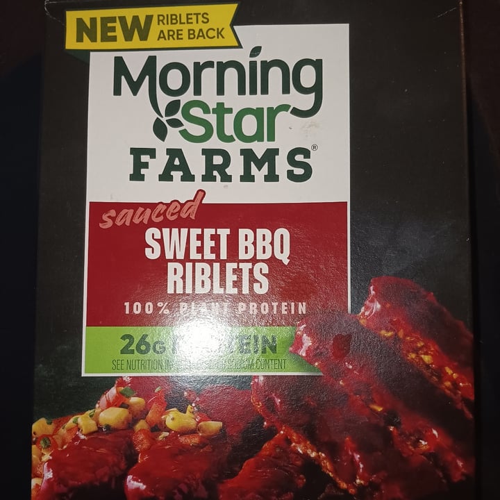 photo of MorningStar Farms Sweet BBQ Riblets shared by @ethicallybasedexnazi on  22 Nov 2024 - review