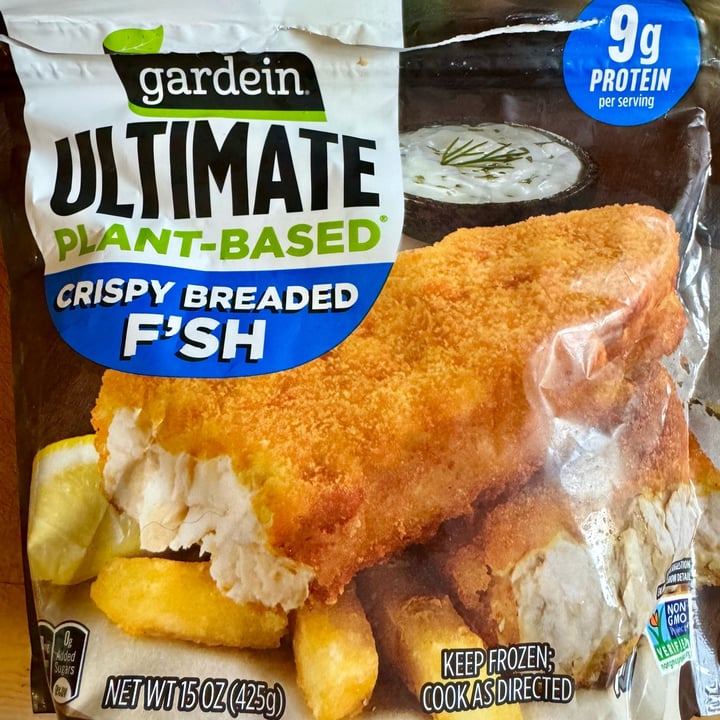 photo of Gardein Ultimate Plant-Based Crispy Breaded F'sh shared by @sandrews on  13 May 2024 - review