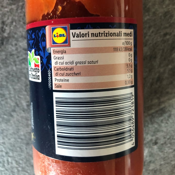 photo of Italiamo Passata Di Pomodoro Ciliegino shared by @glottaveg93 on  12 Nov 2023 - review