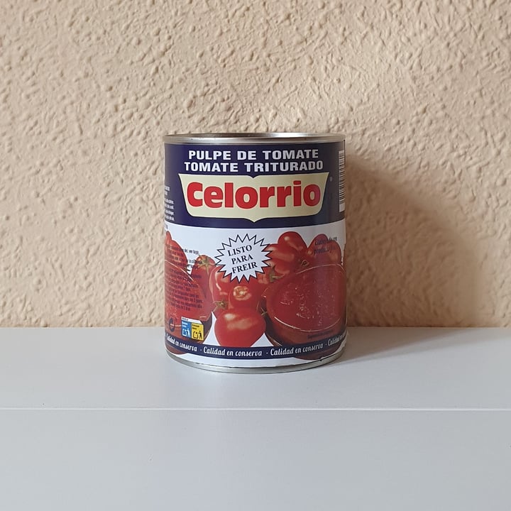 photo of Celorrio Tomate triturado shared by @fivefeetvegan on  26 Apr 2024 - review